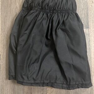 King size black bed skirt